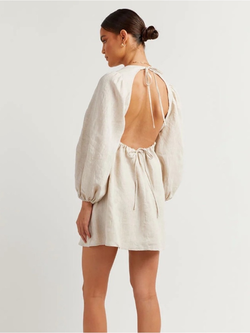 DISSH Rosa Linen Mini Dress - Picture 2 of 7